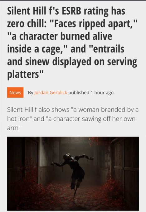 《寂静岭f》将是该系列有史以来最血腥的一部