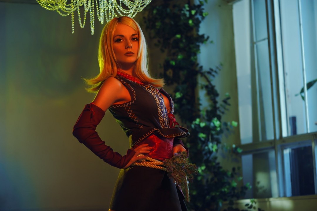 专业到位！《怪物猎人：荒野》性感NPC Gemma Cosplay