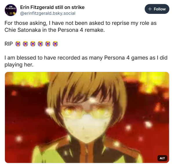 《P4》重制版依旧成谜？里中千枝现任英配称未获联系