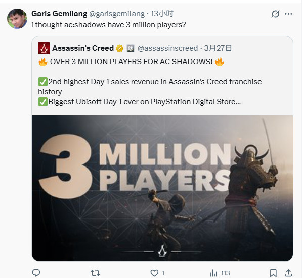 2025年Steam新作在线排名 《怪物猎人：荒野》遥遥领先