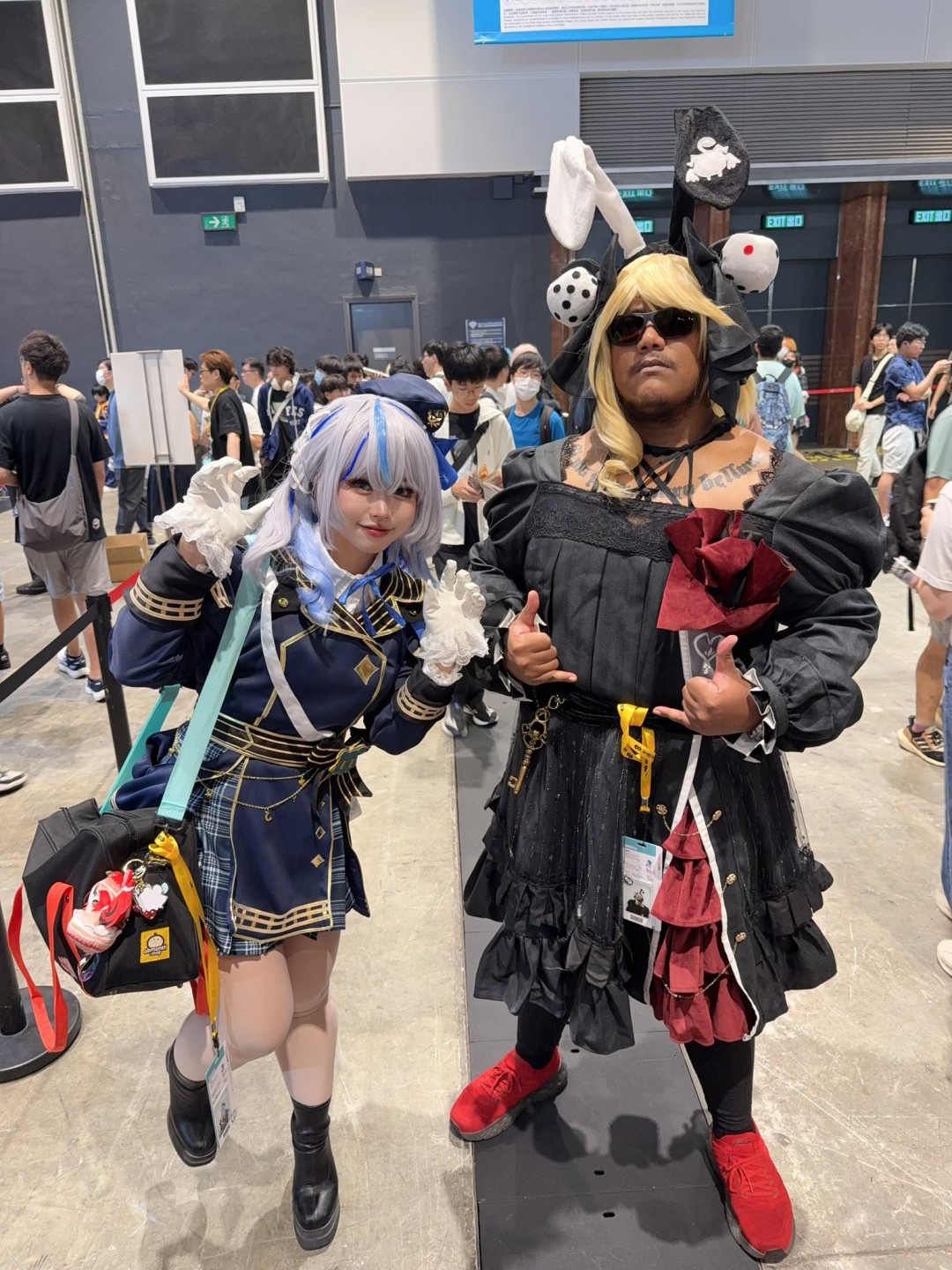 中国香港动漫电玩节开幕 PlayStation展台性感小姐姐吸睛