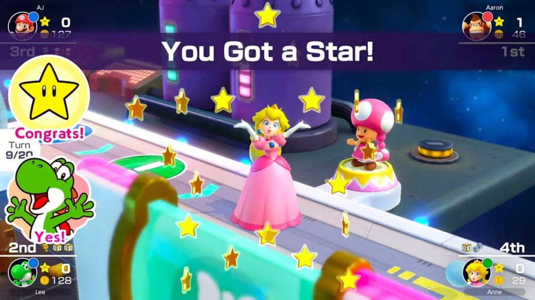 《超级马里奥派对》更新2.1.1版本 专门修复排行榜错误