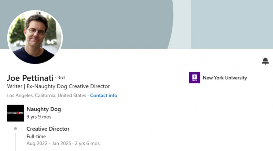 顽皮狗取消了一款单人游戏 《血源诅咒》编辑领导