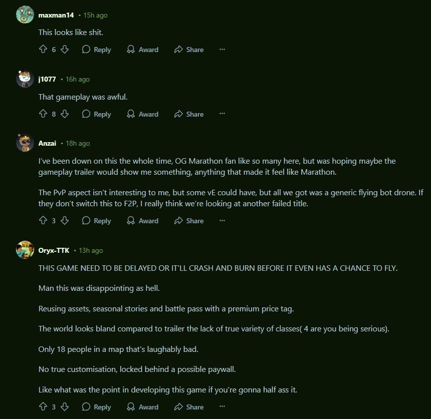 新版《马拉松》公布后 预告和演示遭差评轰炸