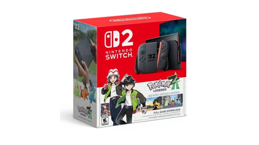 《宝可梦传说Z-A》Switch2主机捆绑包将同步发售 主机型号不变