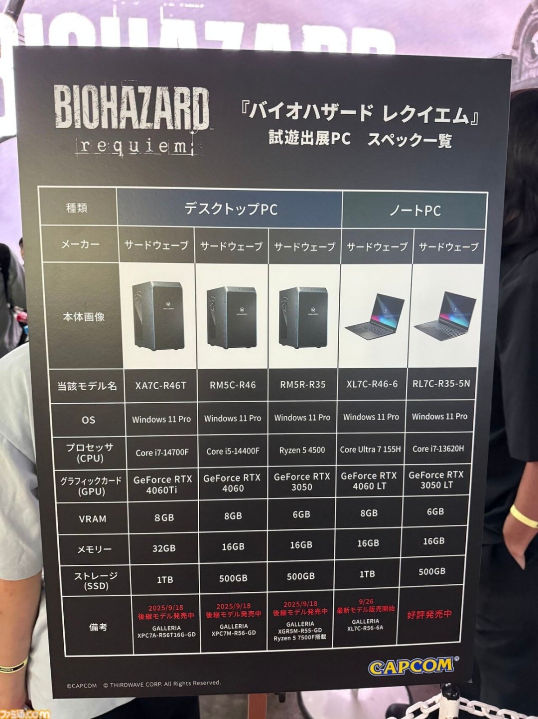 《生化危机9》TGS试玩PC配置公开 最低RTX3050