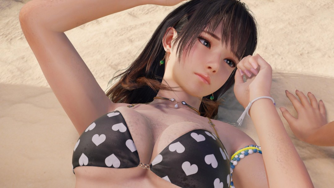 《死或生：女神璀璨假期》新截图 这姿势真的很难顶