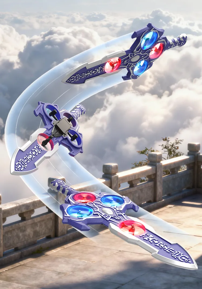 《仙剑奇侠传》官方魔剑飞行器问世：一键翻滚急停