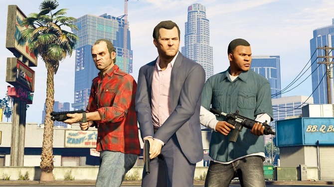 《GTA5》三位主演罕见同框 喊话R星能够再次出演《GTA6》