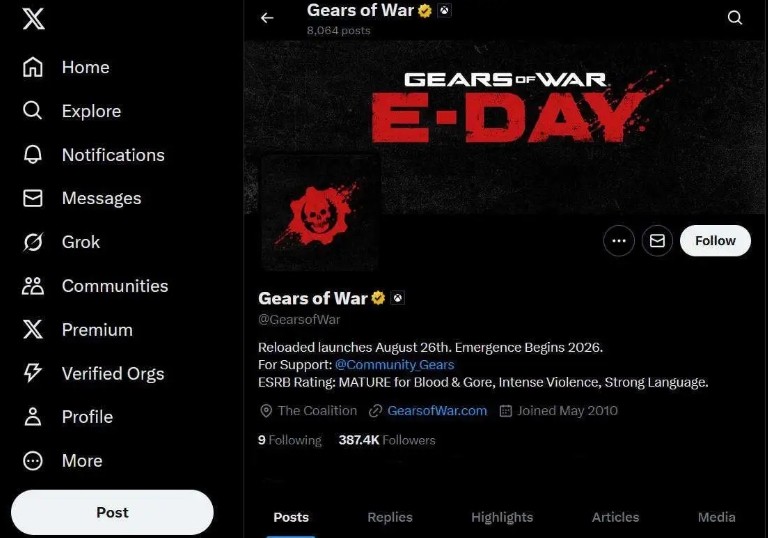 计划不变！《战争机器：事变日》确认将于2026年发售