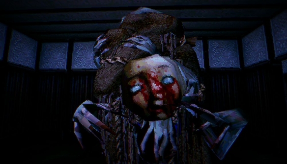 恐怖游戏新作《破碎怪谈：切勿直视》百目鬼在暗中窥视