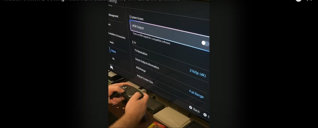switch2还有隐藏HDR设置？ 这样调整会让switch2画质更好