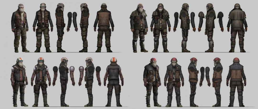 《星球大战：日蚀》概念图泄露 角色设计初窥