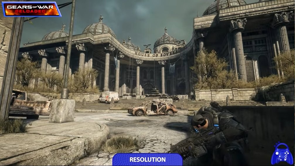 画面升级略保守 《战争机器》三版画面对比