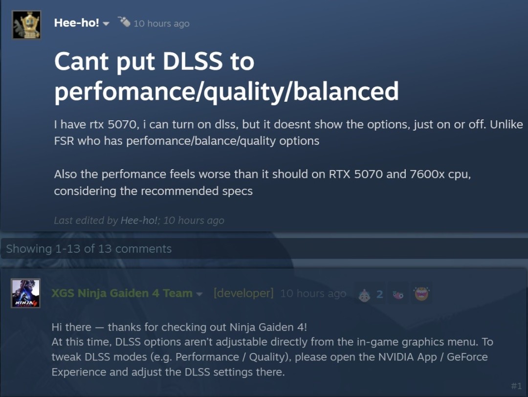 《忍者龙剑传4》PC优化测试：表现稳定 画面保持高水准！