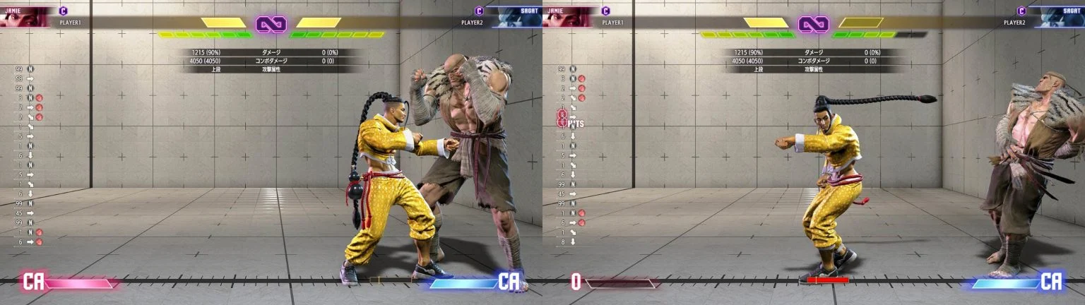 玩家分享《街霸6》沙加特对阵杰米时错觉 沙加特大长腿萎缩了