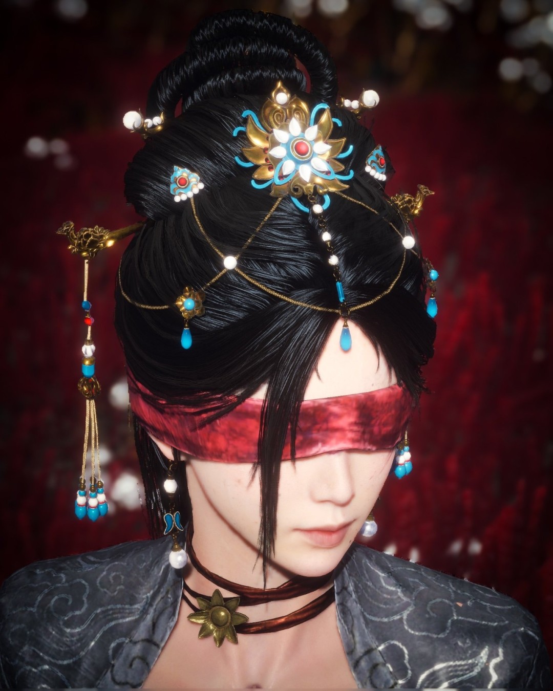 《明末：渊虚之羽》游戏摄影美图 绝美女主靓丽风景