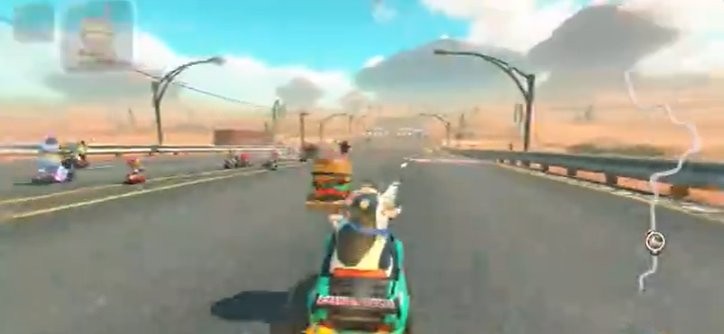 难以置信！ 在《马里奥赛车：世界》居然能看到牛在吃牛肉