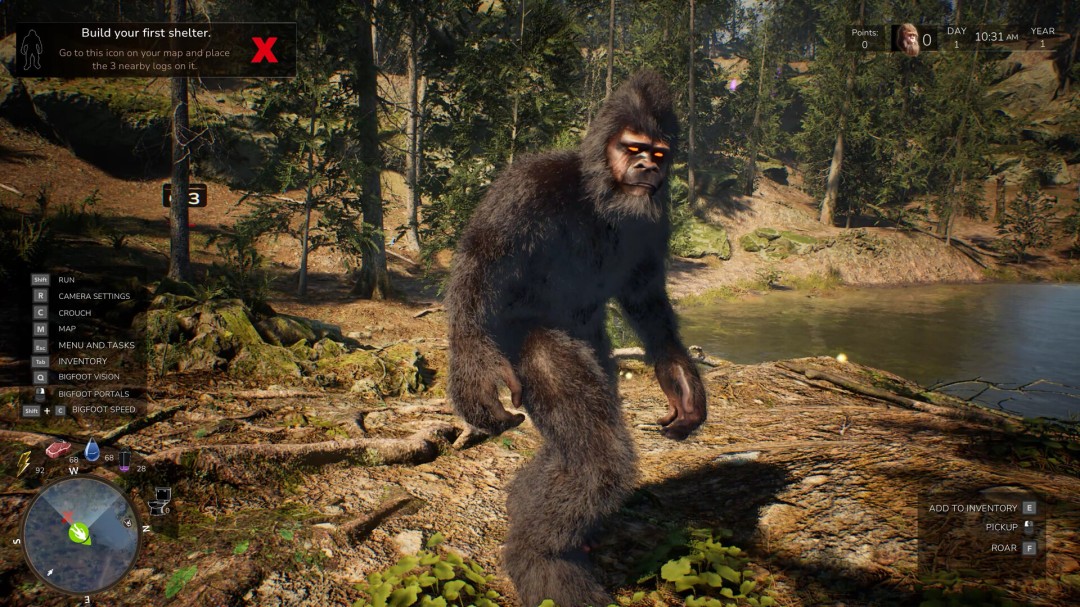 大脚怪模拟游戏《Bigfoot Life》现已登陆Steam