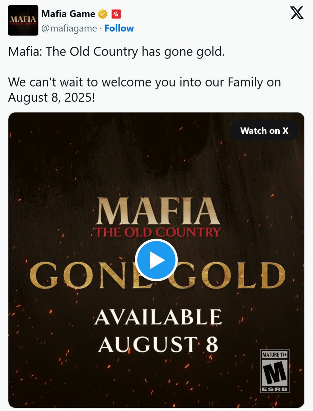 《四海兄弟：故乡》现已送厂压盘 8月8日发售