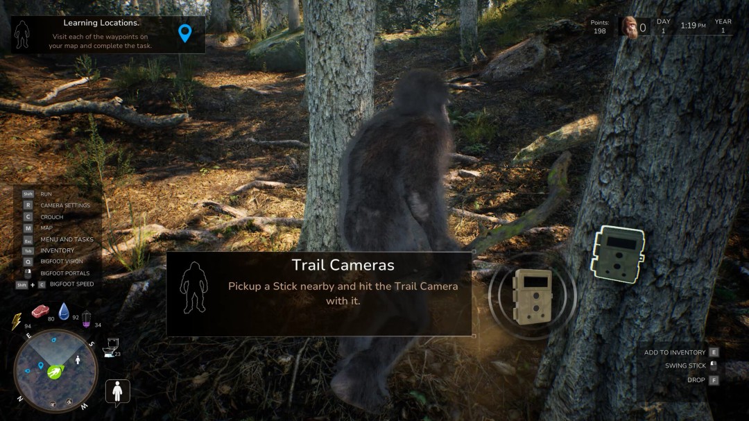 大脚怪模拟游戏《Bigfoot Life》现已登陆Steam