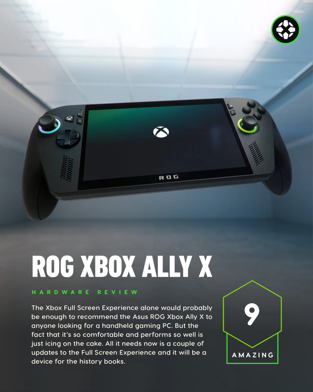 Xbox Ally X IGN 9分：当前最好的掌上游戏PC