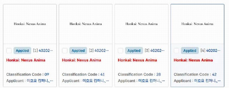 米哈游注册崩坏系列新作《崩坏因缘精灵》商标