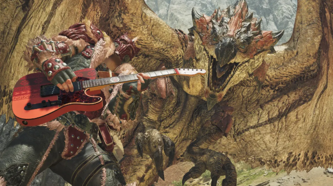 《怪物猎人：荒野》新活动月末上线 超酷演奏吉他姿态奖励