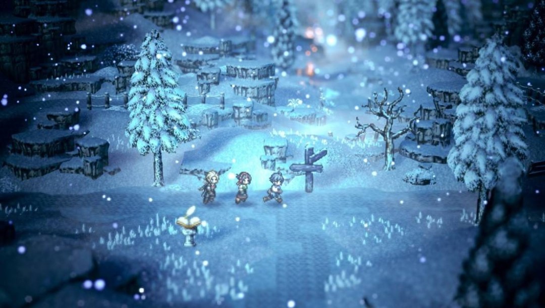 《歧路旅人0》有两条并行故事线 重建家园和复仇