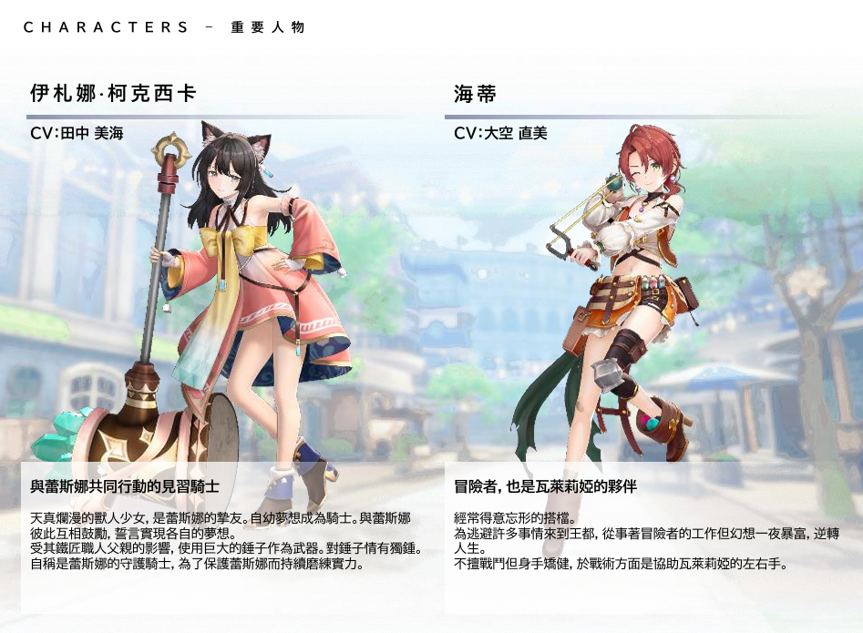 《红色的炼金术士和白色的守护者蕾斯莱莉姬娜的炼金工房》情报第三弹！