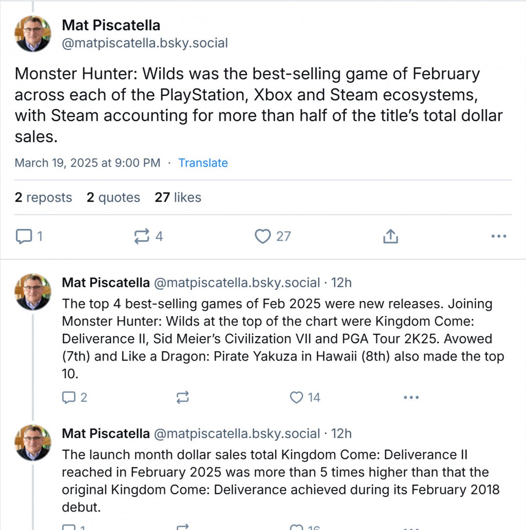 《怪物猎人：荒野》美国超一半收入来自Steam