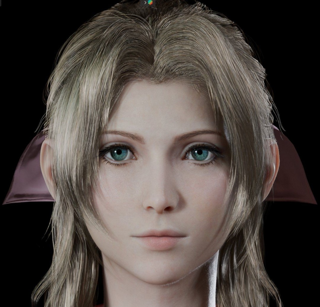 《最终幻想7》爱丽丝超美模型和3D图 真美若天仙！