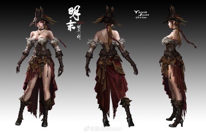 《明末：渊虚之羽》概念原画图公布！包含未登场角色