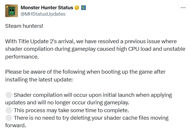 《怪物猎人：荒野》第二次更新现已上线 首促八折中