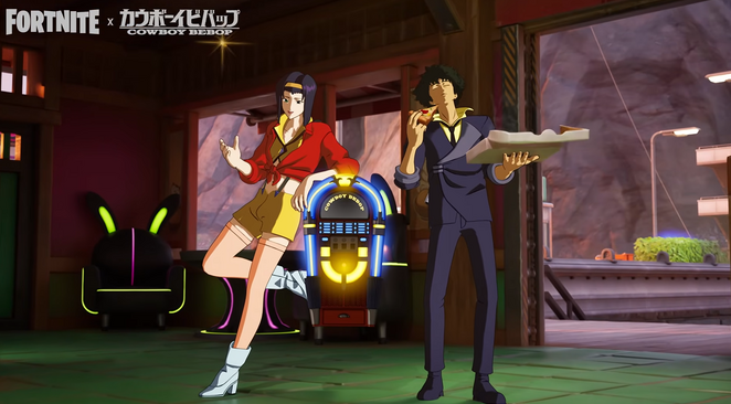 《堡垒之夜》联动《星际牛仔》 斯派克与菲参战