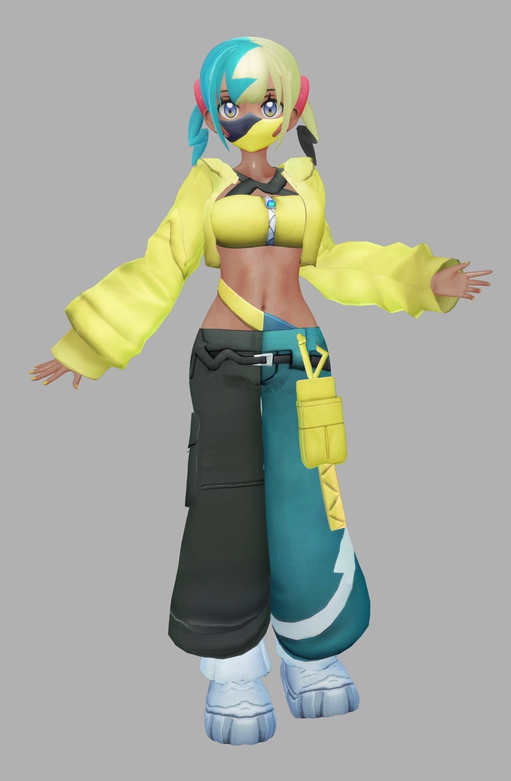 《宝可梦传说 Z-A》黑皮美女模型被提取 细节逼真