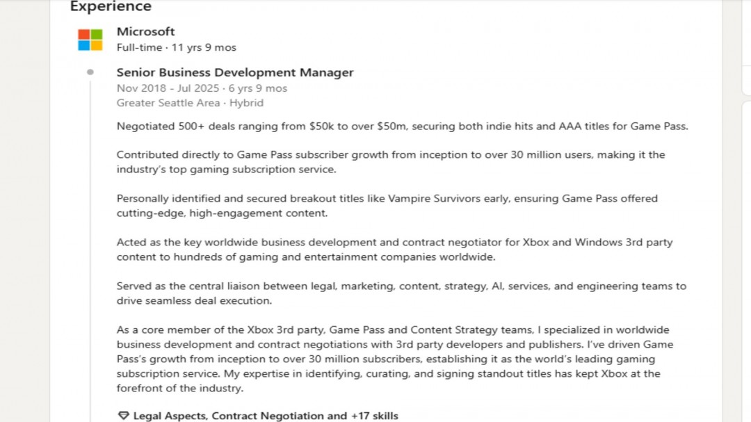 为了让游戏上Game Pass 微软支付5万-5000万美元不等费用