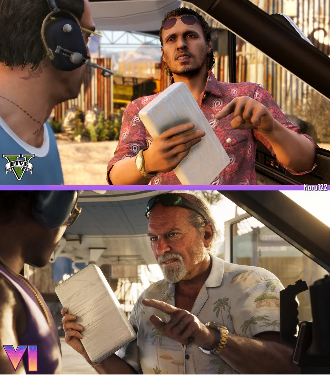 粉丝用《给他爱5》重现《GTA6》官方截图