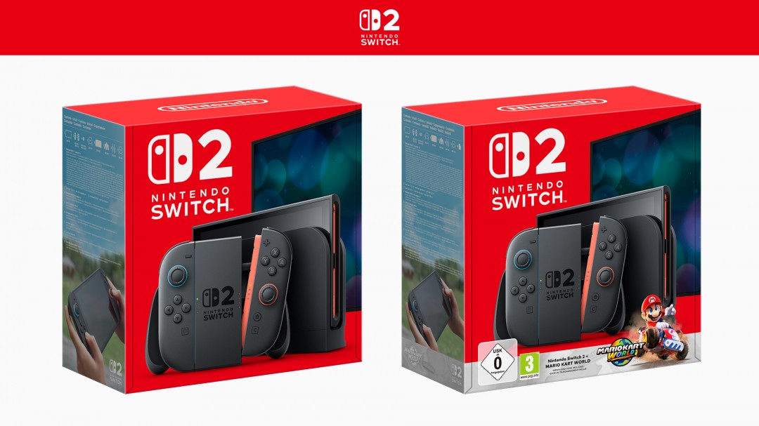 Switch 2外包装封面和Switch 2游戏封面公布