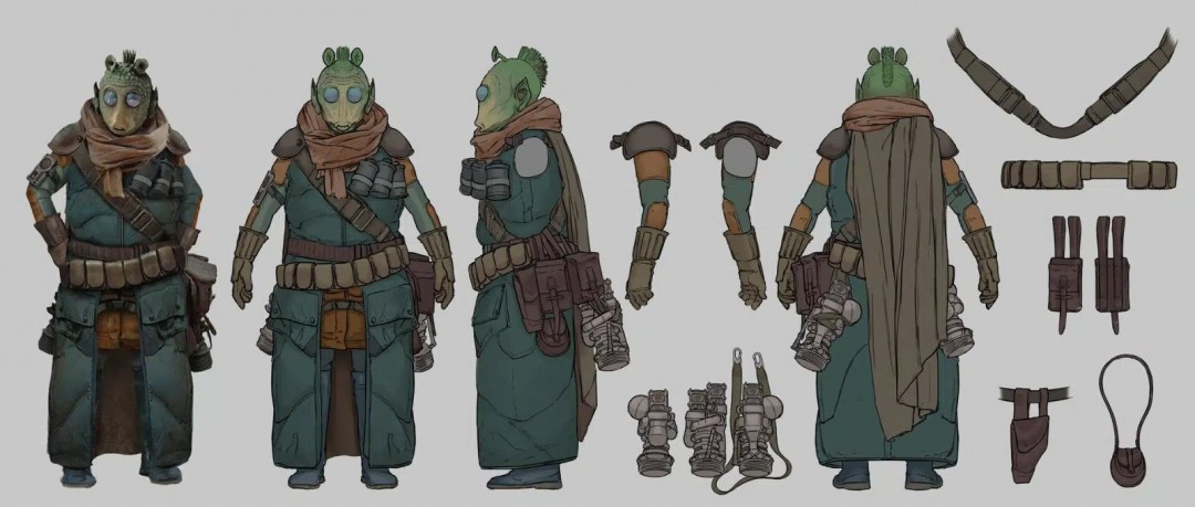 《星球大战：日蚀》概念图泄露 角色设计初窥