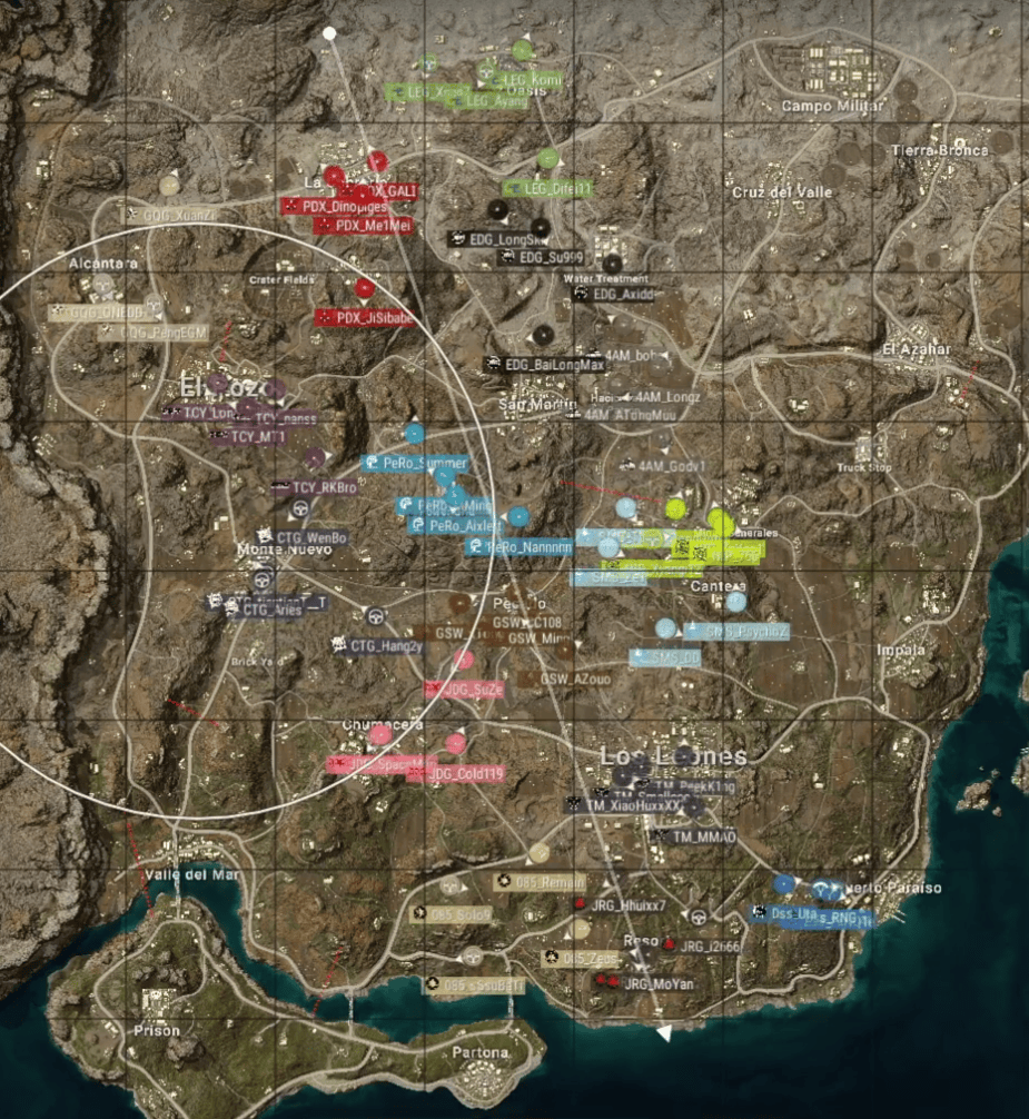 《PUBG》EWC预选赛小组赛第一轮：TCY强势表现领跑