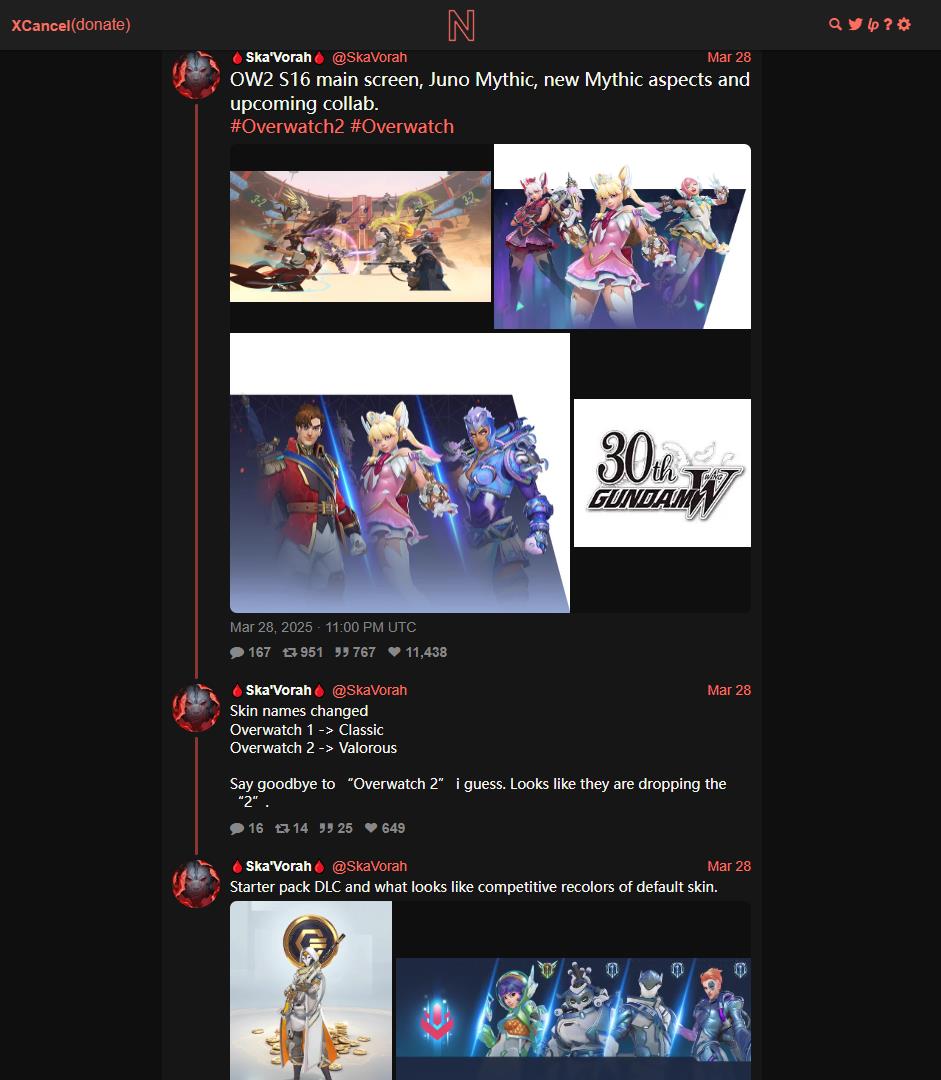 《守望先锋》玩家认为第16赛季泄露表明暴雪将弃用《守望先锋2》的名称