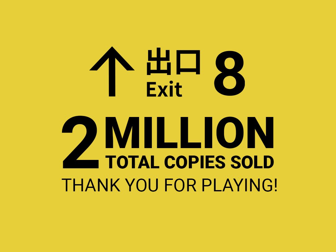 《8号出口》全球销量超200万 真人电影今日上映