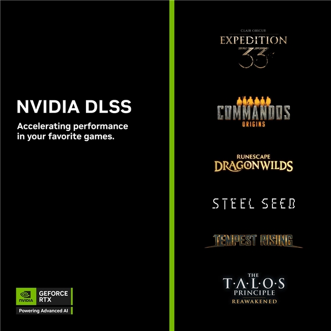 DLSS加速6款新游戏，包括《钢铁之种》(Steel Seed)、《塔罗斯法则：重启》等