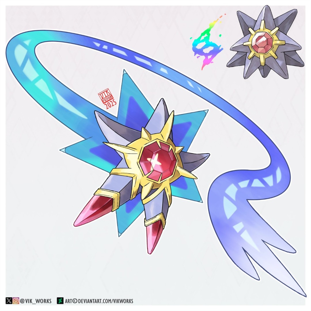 比mega快龙更夸张！ 粉丝不满《宝可梦 Z-A》mega宝石海星设计