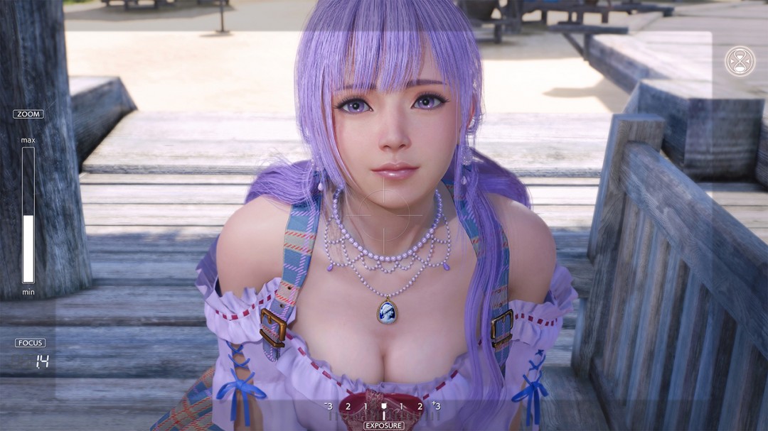 《死或生：女神璀璨假期》新截图 这姿势真的很难顶