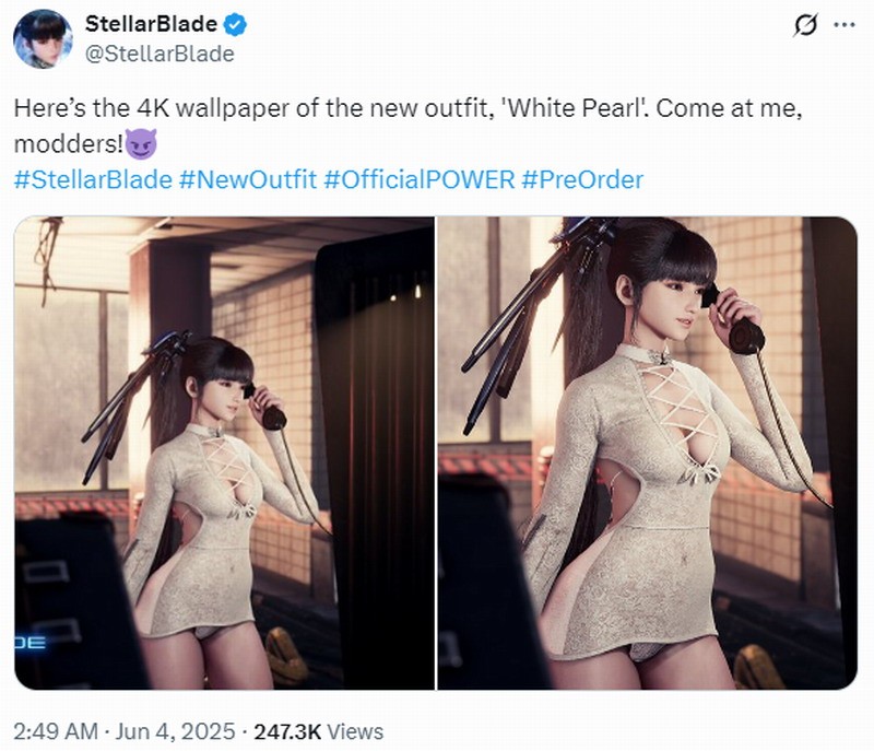 《剑星》新服装4K壁纸 设计灵感或来自尹雪花服装