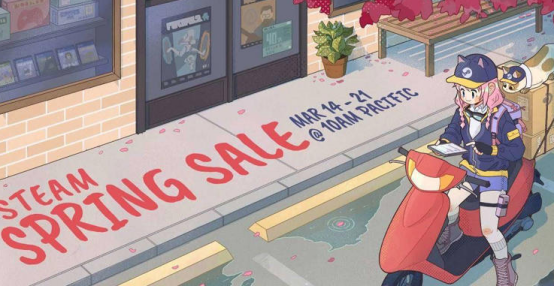 Steam春促开启 超多史低游戏打折推荐+免费加速器