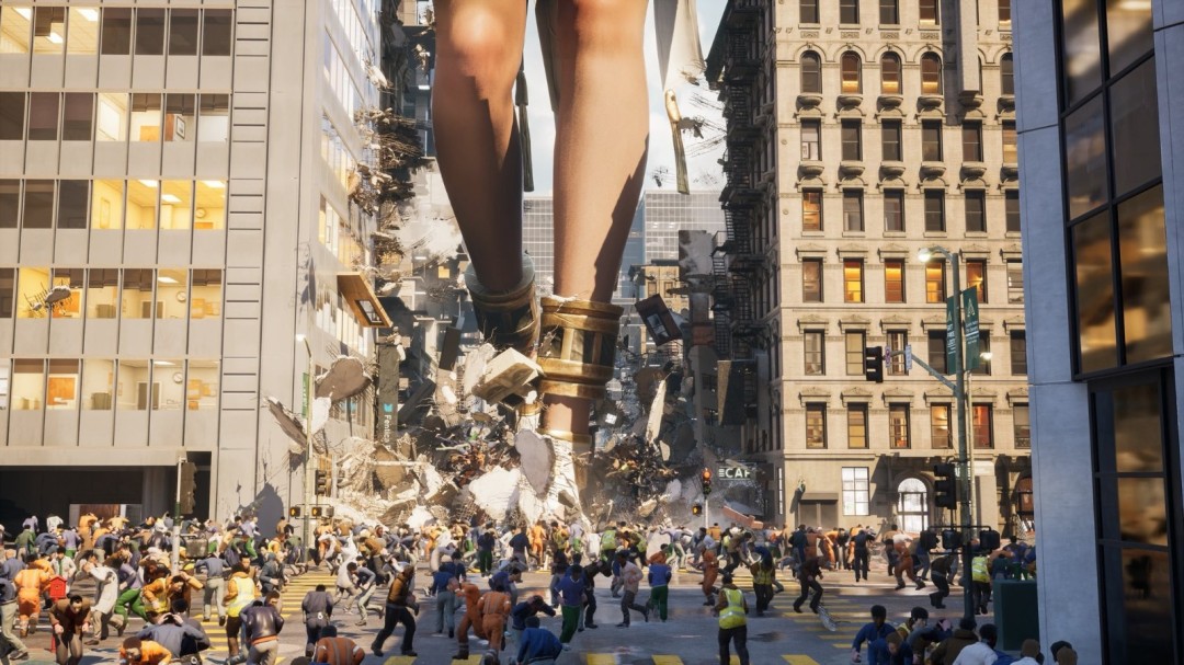 《女巨人游乐场》全新截图 性感女巨人狠狠踩人