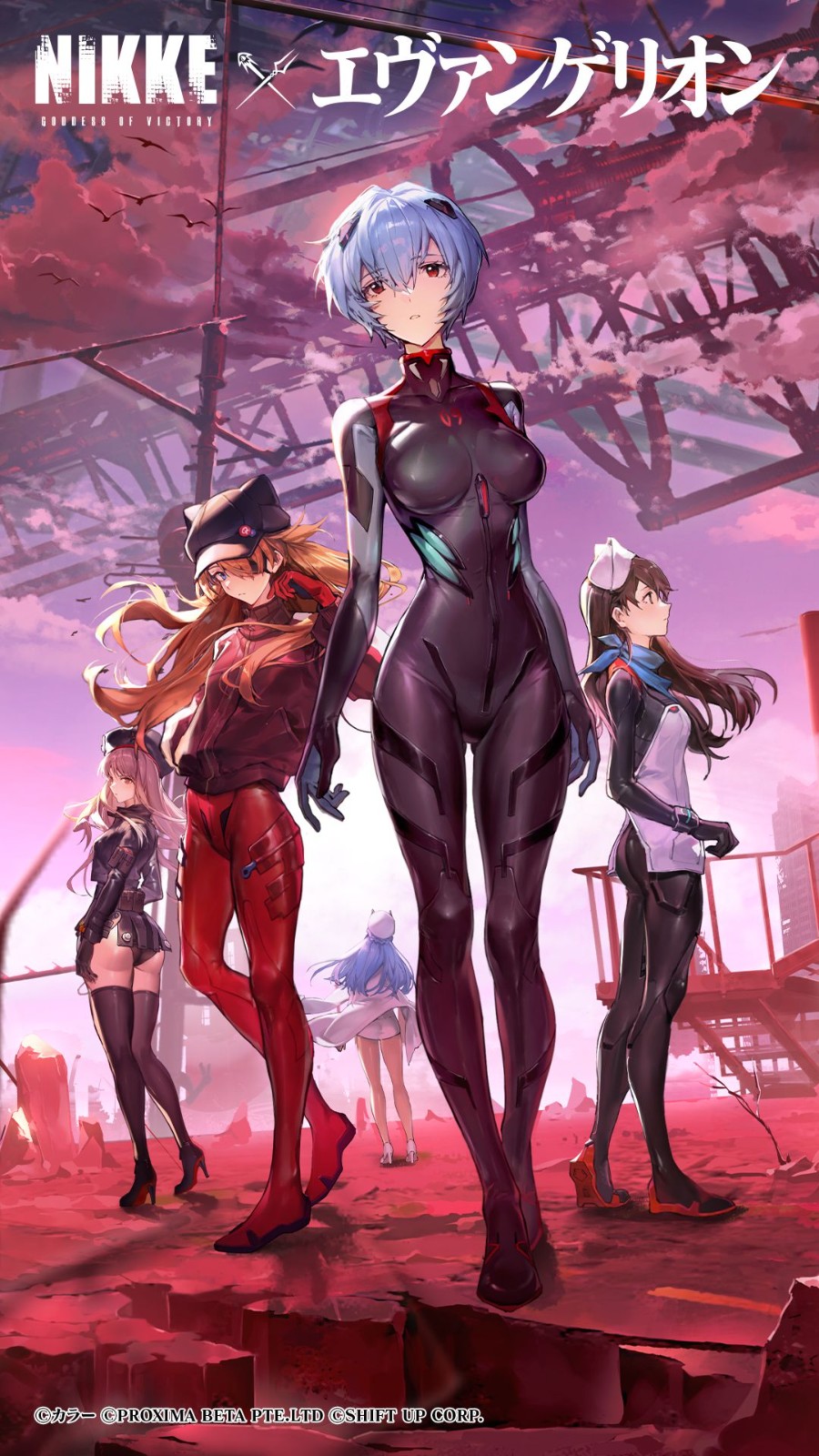 《妮姬：胜利女神》联动EVA第二弹壁纸 妹子曲线毕露